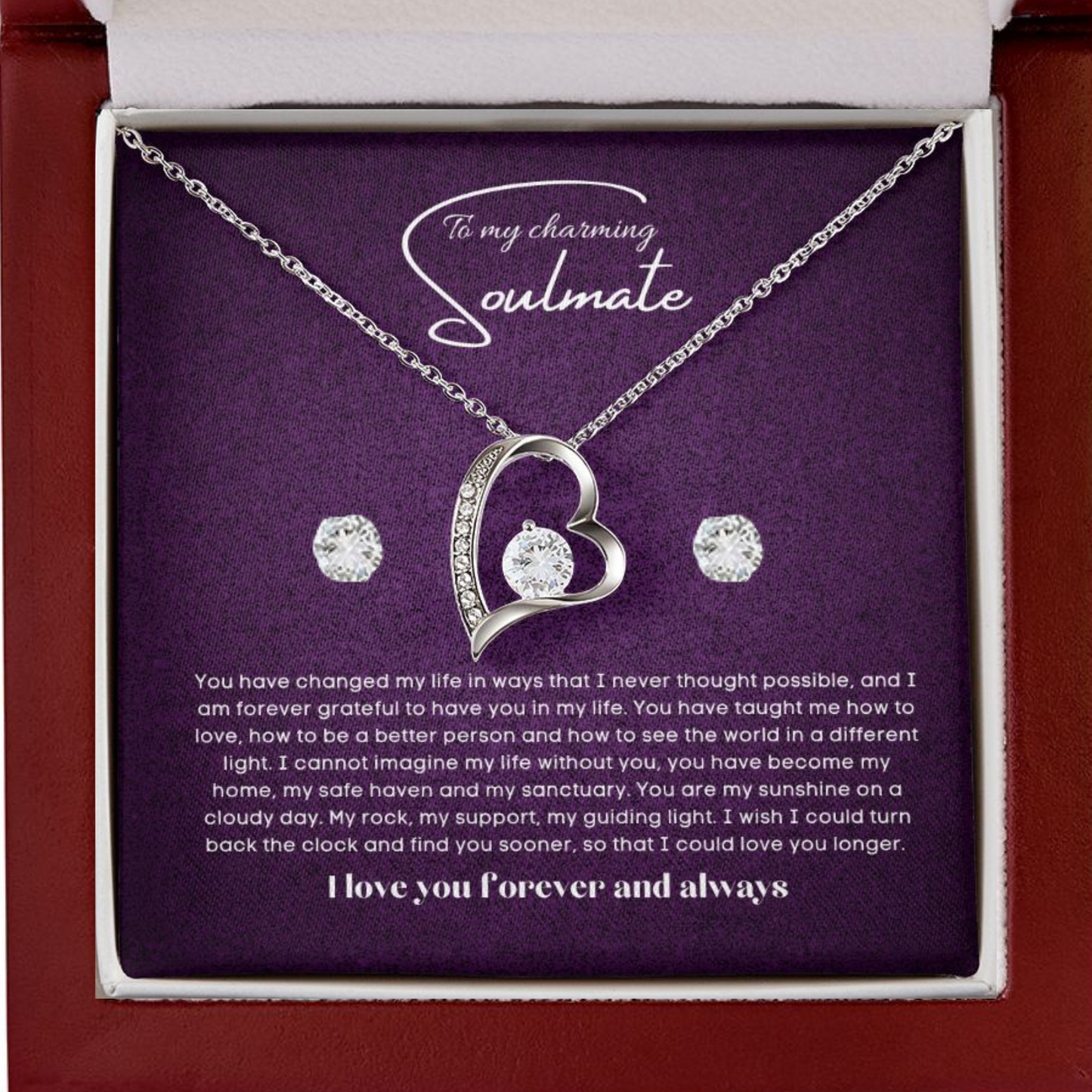 To my soulmate gift for birthday or anniversary and Valentinesday