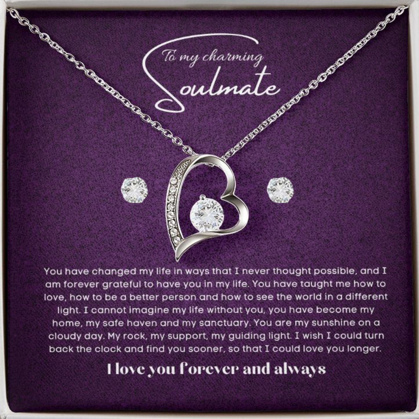 To my soulmate gift for birthday or anniversary and Valentinesday