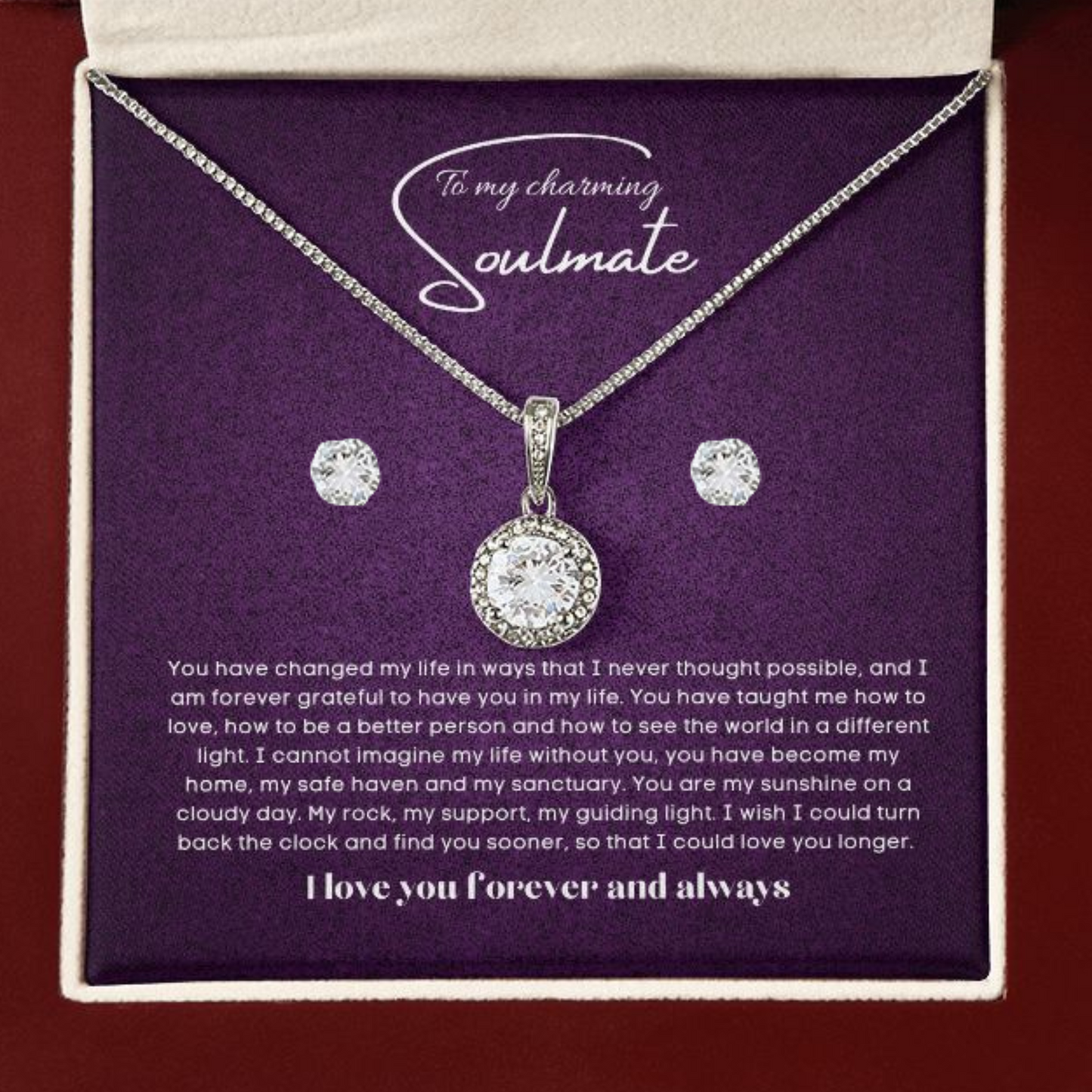 To my soulmate gift for birthday or anniversary and Valentinesday