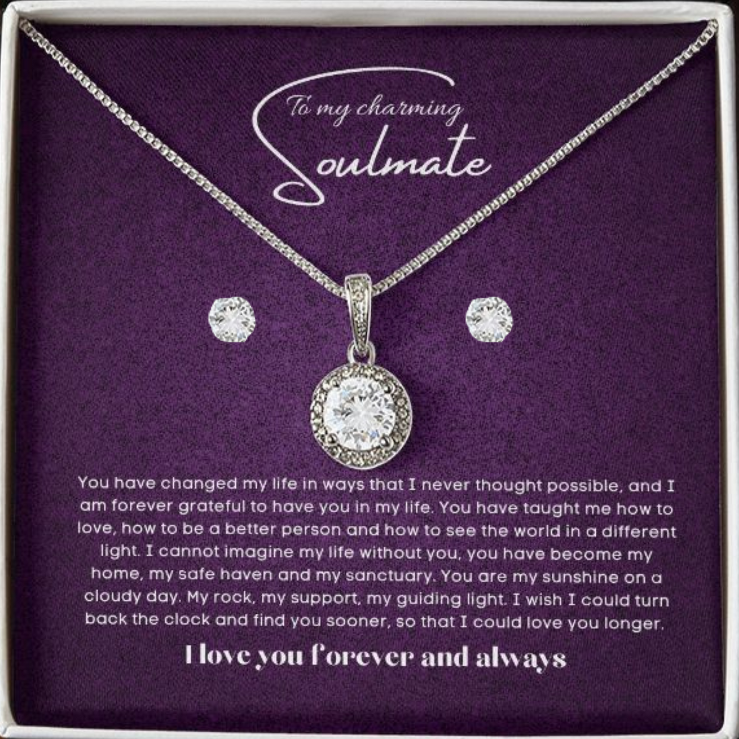 To my soulmate gift for birthday or anniversary and Valentinesday