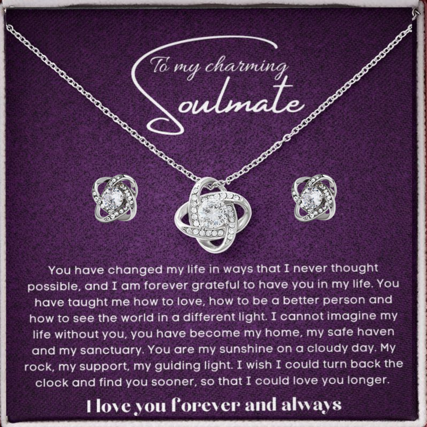 To my soulmate gift for birthday or anniversary and Valentinesday