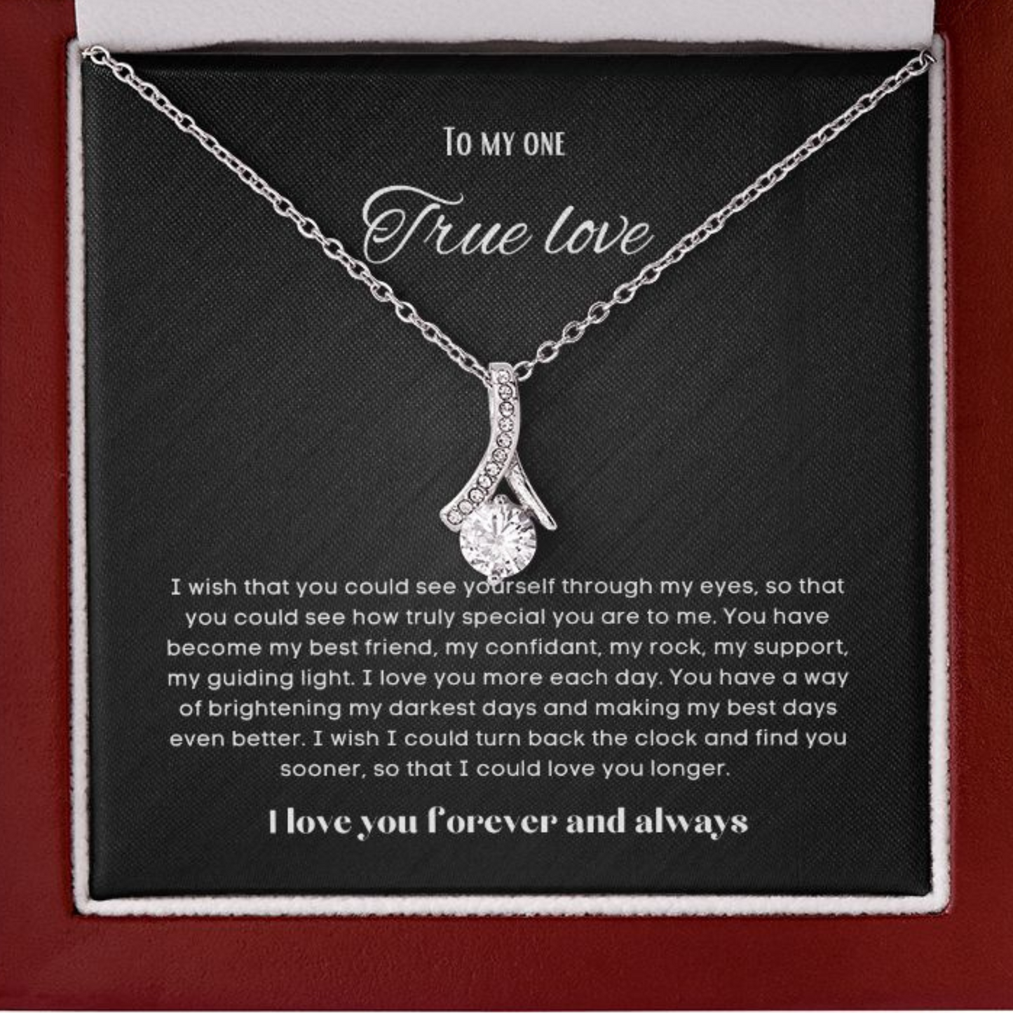 To my soulmate gift for birthday or anniversary and Valentinesday